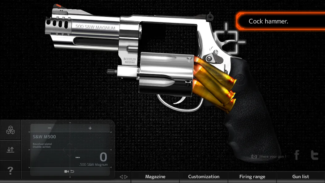 Magnum3.0 Gun Custom Simulator МОД/Взлом [Бесконечные деньги, Монеты и Мега MOD] Screenshot 4