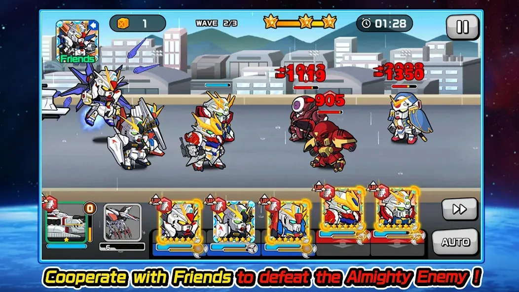LINE: Gundam Wars (Лайн) МОД/Взлом [Много денег, Монет и Все открыто] Screenshot 5