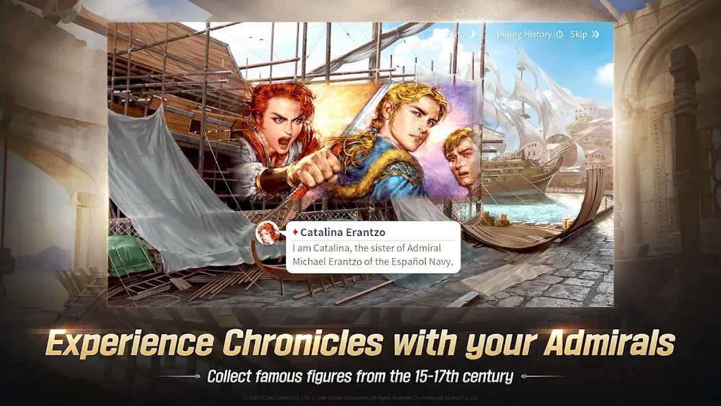 Uncharted Waters Origin (Анчартед Уотерс Ориджин) МОД/Взлом [Бесконечные деньги, Монеты и Мега MOD] Screenshot 4