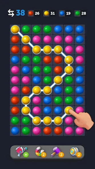 Bubble Link - Connect & Match (Бабл Линк) МОД/Взлом [Все открыто, Дополнительные деньги и Меню MOD] Screenshot 1