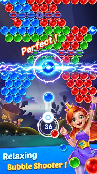 Bubble Shooter Genies МОД/Взлом [Меню, Бесконечные монеты и Открытые уровни] Screenshot 4