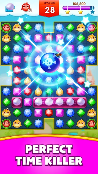 Jewels Legend - Match 3 Puzzle (Джуэл Легенд) МОД/Взлом [Бесконечные деньги, Монеты и Мега MOD] Screenshot 4