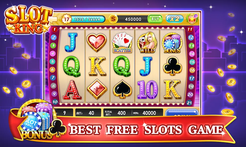 Slots Machines - Vegas Casino МОД/Взлом [Все открыто, Дополнительные деньги и Меню MOD] Screenshot 3