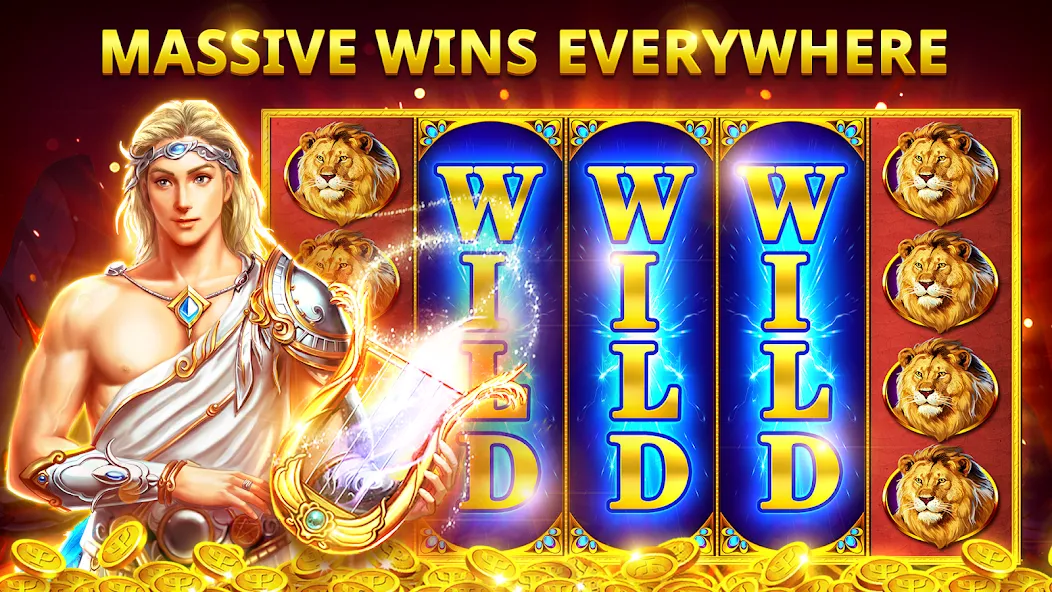 Slots Myth - Slot Machines МОД/Взлом [Много монет, Открытые уровни и Мега MOD] Screenshot 3