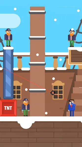 Mr Bullet - Spy Puzzles МОД/Взлом [Бесконечные деньги, Монеты и Мега MOD] Screenshot 4