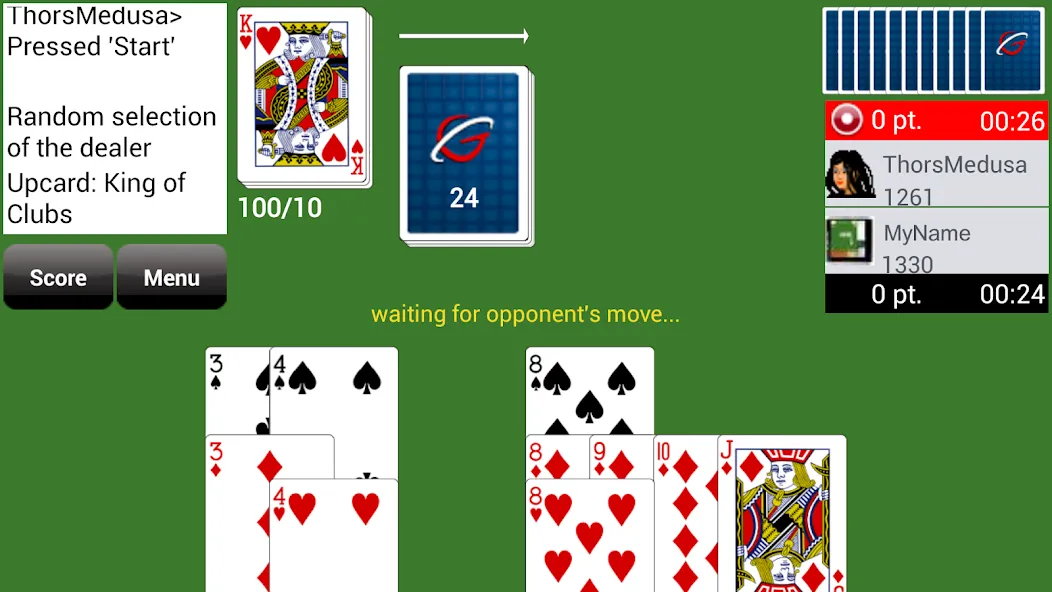 Gin Rummy GC Online (Джин Рамми Онлайн) МОД/Взлом [Все открыто, Дополнительные деньги и Меню MOD] Screenshot 1