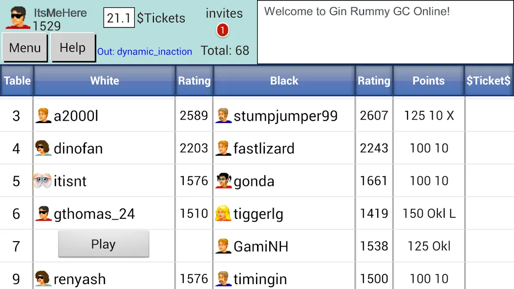 Gin Rummy GC Online (Джин Рамми Онлайн) МОД/Взлом [Все открыто, Дополнительные деньги и Меню MOD] Screenshot 2