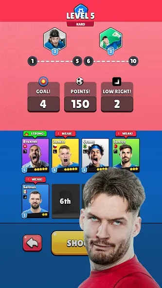 Live Penalty (Лайв Пенальти Клаш) МОД/Взлом [Много денег, Монет и Все открыто] Screenshot 3