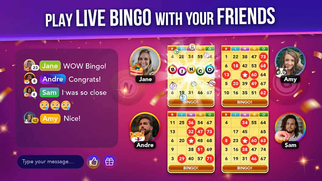 Live Play Bingo: Real Hosts (Лайв Плей Бинго) МОД/Взлом [Деньги, Монеты и Меню MOD] Screenshot 5