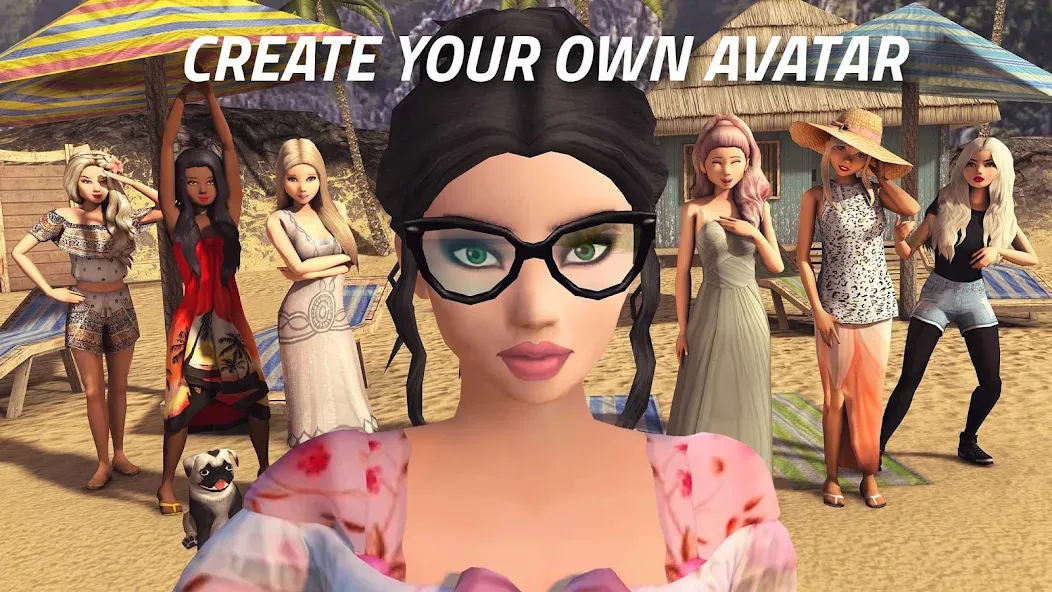 Avakin Life - 3D Virtual World (Авакин Лайф) МОД/Взлом [Меню, Бесконечные монеты и Открытые уровни] Screenshot 1