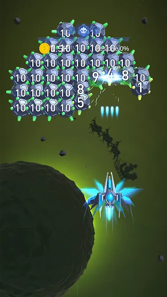 Dust Settle 3D - Galaxy Attack (Даст Сеттл 3Д) МОД/Взлом [Бесконечные деньги, Монеты и Мега MOD] Screenshot 2
