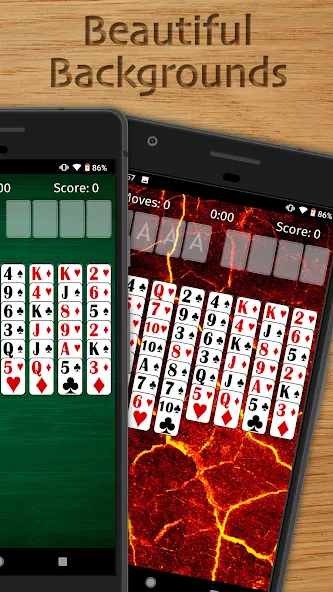 FreeCell Solitaire Classic (Фрисел Солитер Классик) МОД/Взлом [Деньги, Монеты и Меню MOD] Screenshot 2