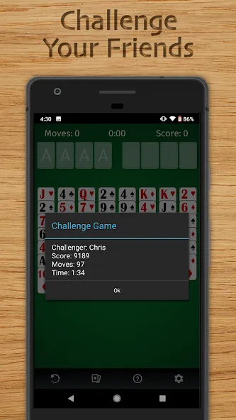 FreeCell Solitaire Classic (Фрисел Солитер Классик) МОД/Взлом [Деньги, Монеты и Меню MOD] Screenshot 4