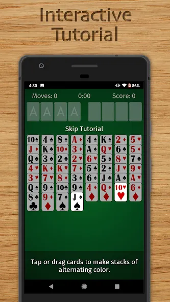 FreeCell Solitaire Classic (Фрисел Солитер Классик) МОД/Взлом [Деньги, Монеты и Меню MOD] Screenshot 5