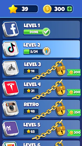 Logo Quiz - World Trivia Game (Лого Квиз) МОД/Взлом [Много монет, Открытые уровни и Мега MOD] Screenshot 2