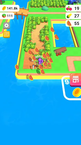 Farm Land - Farming life game (Фарм Лэнд) МОД/Взлом [Много монет, Открытые уровни и Мега MOD] Screenshot 5