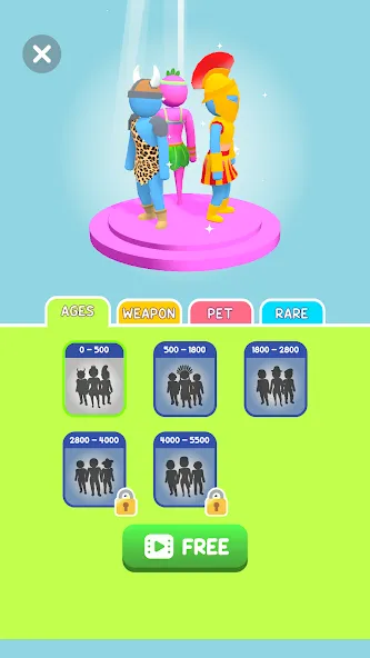 Crowd Evolution! МОД/Взлом [Много монет, Открытые уровни и Мега MOD] Screenshot 5