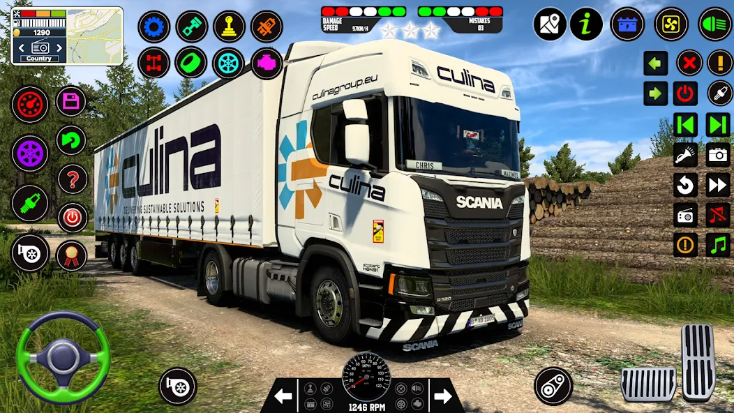 City Truck Simulator 2023 МОД/Взлом [Бесконечные деньги, Монеты и Мега MOD] Screenshot 1
