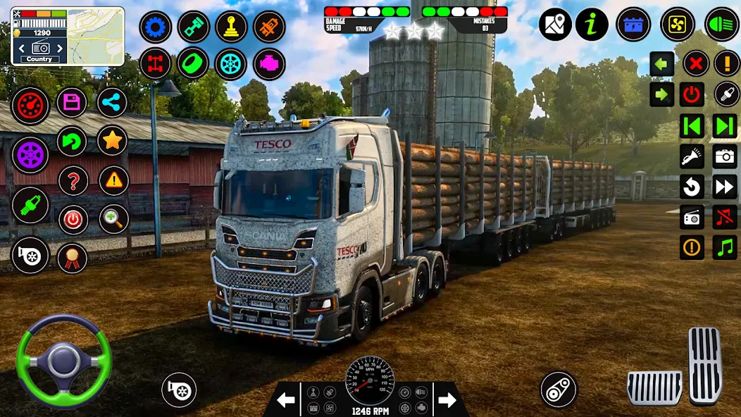 City Truck Simulator 2023 МОД/Взлом [Бесконечные деньги, Монеты и Мега MOD] Screenshot 2