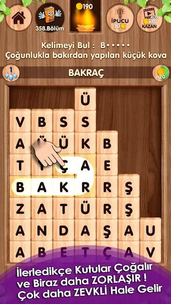 Düşen! Kelime Oyunu МОД/Взлом [Все открыто, Дополнительные деньги и Меню MOD] Screenshot 5