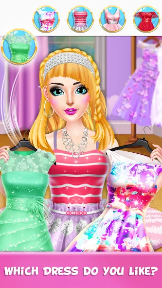Braided Hair Salon Girls Games МОД/Взлом [Много денег, Монет и Все открыто] Screenshot 5
