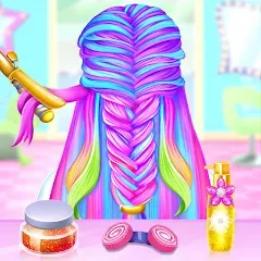 Скачать Braided Hair Salon Girls Games Взлом (Все открыто) на Андроид бесплатно