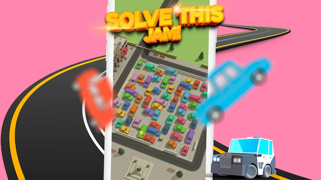 Parking Jam 3D (Парковочный затор 3D) МОД/Взлом [Все открыто, Дополнительные деньги и Меню MOD] Screenshot 5