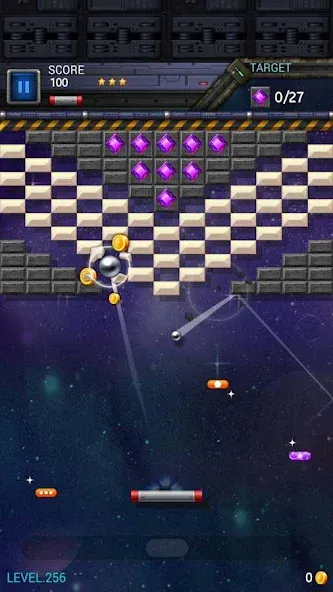 Brick Breaker Star: Space King МОД/Взлом [Много денег, Монет и Все открыто] Screenshot 5