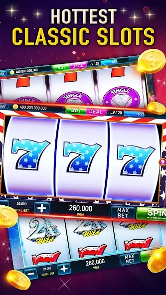 Slots Cash:Vegas Slot Machines (Слотс Кэш) МОД/Взлом [Меню, Бесконечные монеты и Открытые уровни] Screenshot 4