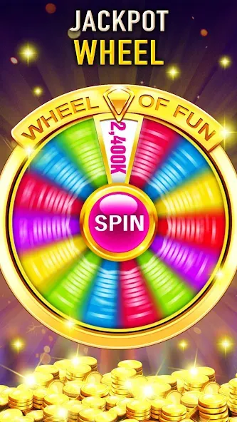 Slots Cash:Vegas Slot Machines (Слотс Кэш) МОД/Взлом [Меню, Бесконечные монеты и Открытые уровни] Screenshot 5