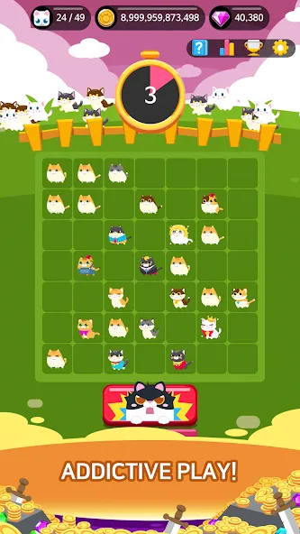 Battle Cat Hero (Баттл Кэт Герой) МОД/Взлом [Много монет, Открытые уровни и Мега MOD] Screenshot 4
