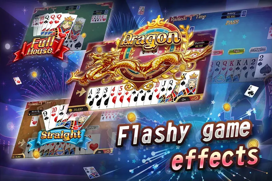 Fun Big 2 Taiwan: Card Craze (Фан Биг 2 Тайвань) МОД/Взлом [Все открыто, Дополнительные деньги и Меню MOD] Screenshot 2