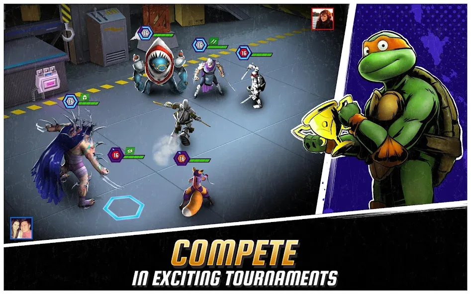 Ninja Turtles: Legends МОД/Взлом [Бесконечные деньги, Монеты и Мега MOD] Screenshot 3