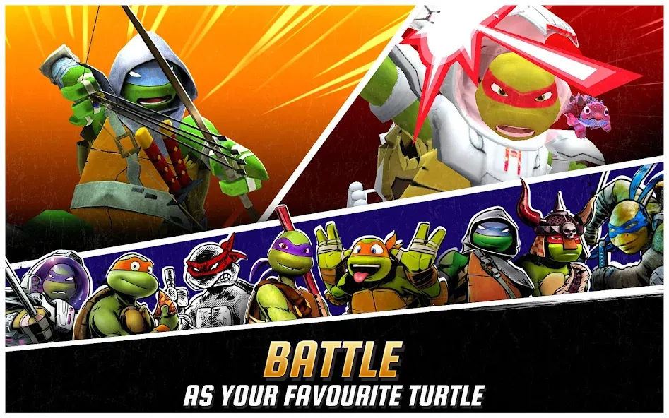 Ninja Turtles: Legends МОД/Взлом [Бесконечные деньги, Монеты и Мега MOD] Screenshot 5