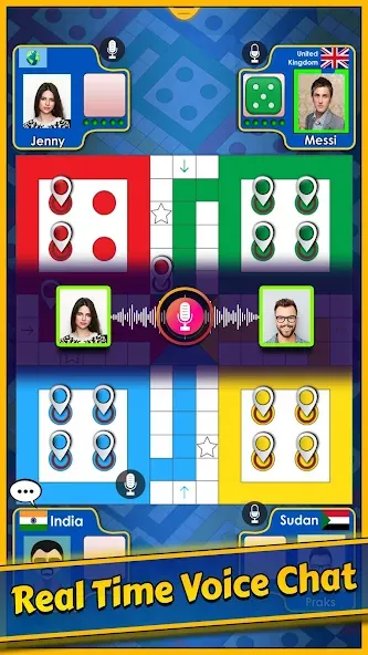 Ludo King™ (Лудо Кинг) МОД/Взлом [Меню, Бесконечные монеты и Открытые уровни] Screenshot 1
