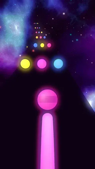 Balls Road: Color Run 3D МОД/Взлом [Много денег, Монет и Все открыто] Screenshot 2