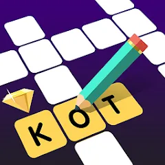 Скачать Взломанная Crosses - Easy Crosswords на Андроид (Все кроссворды разблокированы)