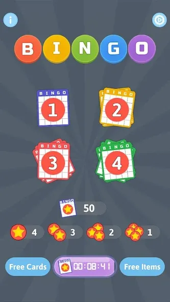 Bingo Mania - Light Bingo Game (Бинго Мания) МОД/Взлом [Меню, Бесконечные монеты и Открытые уровни] Screenshot 2