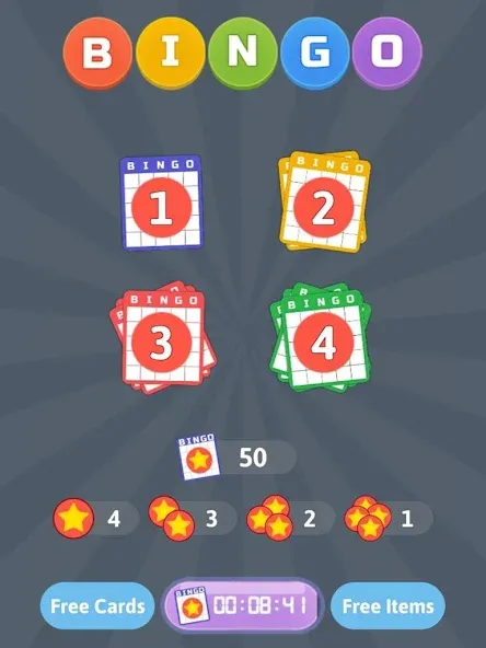 Bingo Mania - Light Bingo Game (Бинго Мания) МОД/Взлом [Меню, Бесконечные монеты и Открытые уровни] Screenshot 4