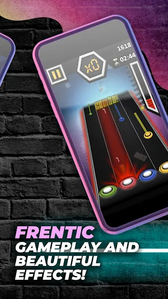 Guitar Hero Game: EDM Music (ЭДМ) МОД/Взлом [Бесконечные деньги, Монеты и Мега MOD] Screenshot 3