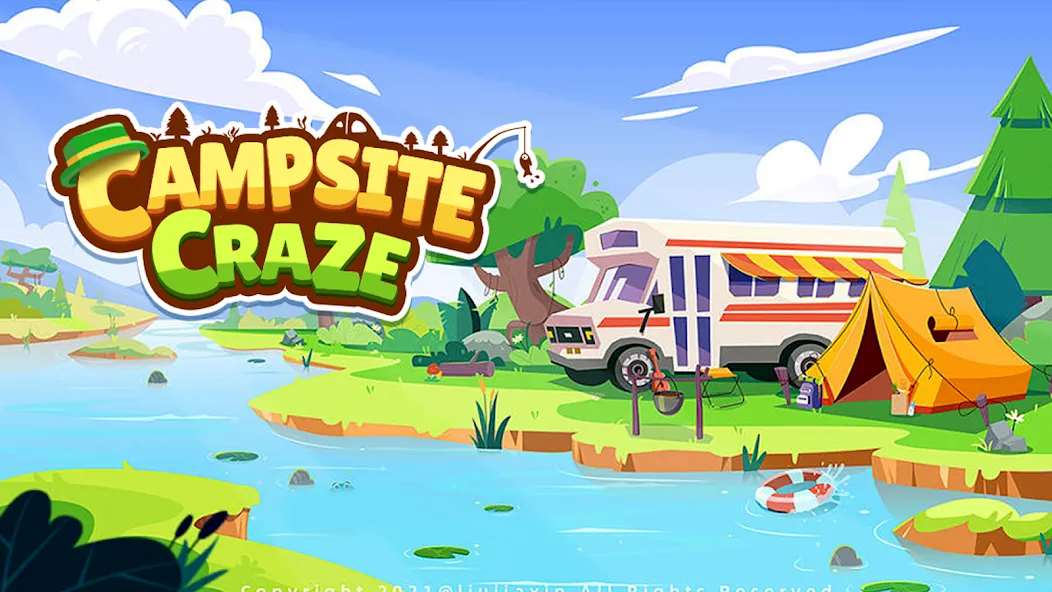 Campsite Craze: Puzzle Merge (Кемпинговая Лихорадка) МОД/Взлом [Бесконечные деньги, Монеты и Мега MOD] Screenshot 1