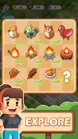 Campsite Craze: Puzzle Merge (Кемпинговая Лихорадка) МОД/Взлом [Бесконечные деньги, Монеты и Мега MOD] Screenshot 3