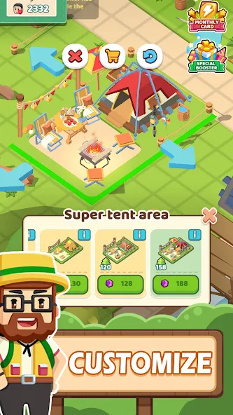 Campsite Craze: Puzzle Merge (Кемпинговая Лихорадка) МОД/Взлом [Бесконечные деньги, Монеты и Мега MOD] Screenshot 5