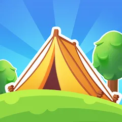 Скачать Campsite Craze: Puzzle Merge Взлом (Много денег) на Андроид бесплатно