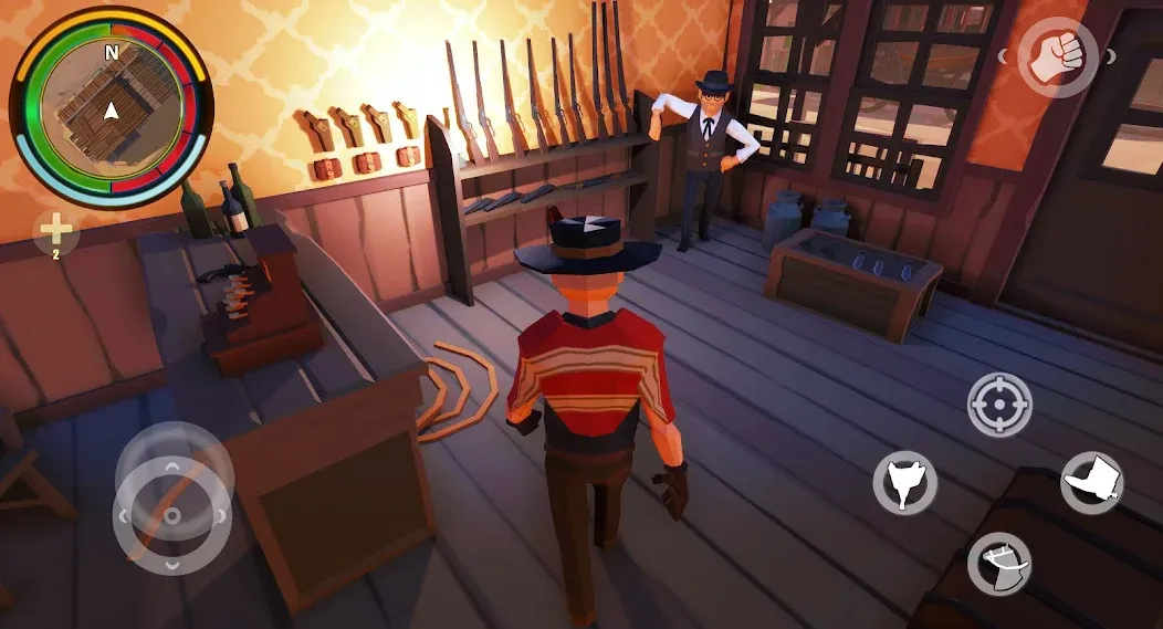 West Cowboy Western Polygon МОД/Взлом [Бесконечные деньги, Монеты и Мега MOD] Screenshot 3