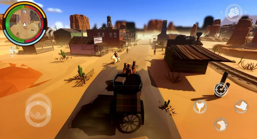 West Cowboy Western Polygon МОД/Взлом [Бесконечные деньги, Монеты и Мега MOD] Screenshot 4