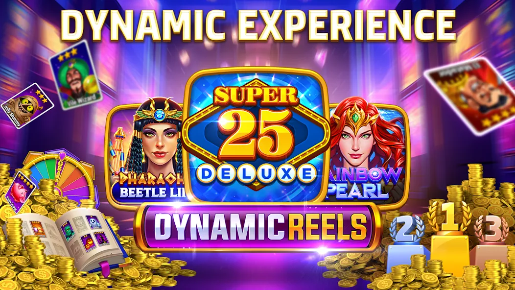 HighRoller Vegas: Casino Games (Хайроллер Вегас) МОД/Взлом [Много денег, Монет и Все открыто] Screenshot 2