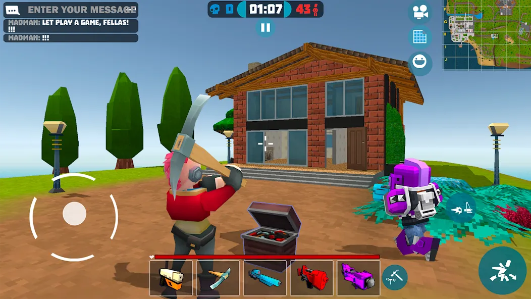 Mad GunS online shooting games (Мад Ганс) МОД/Взлом [Все открыто, Дополнительные деньги и Меню MOD] Screenshot 1