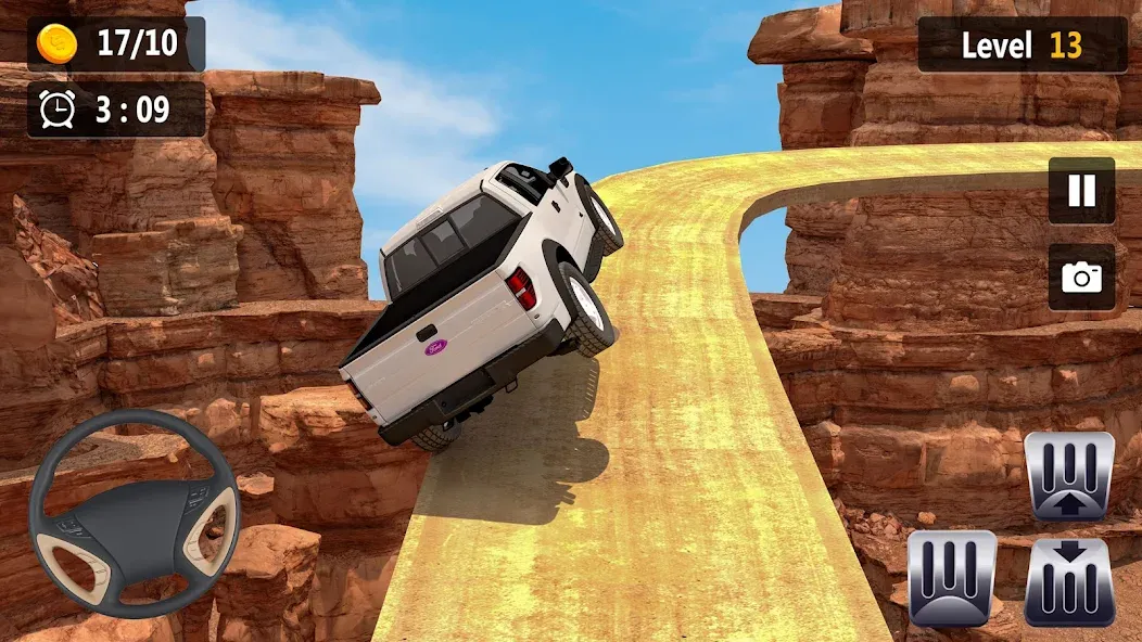 Mountain Driving: 4x4 Climb МОД/Взлом [Все открыто, Дополнительные деньги и Меню MOD] Screenshot 2