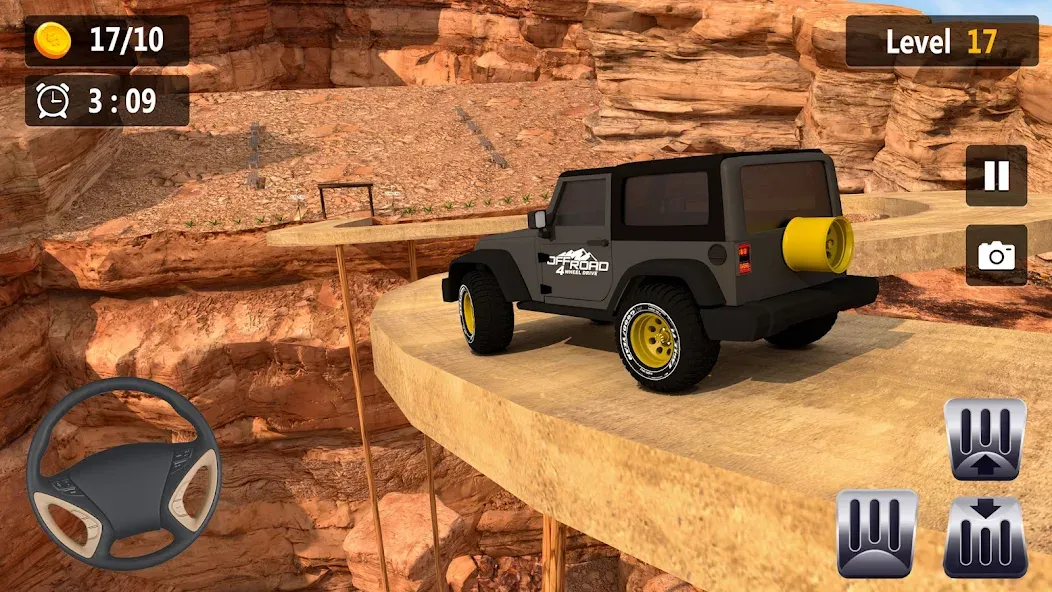 Mountain Driving: 4x4 Climb МОД/Взлом [Все открыто, Дополнительные деньги и Меню MOD] Screenshot 4